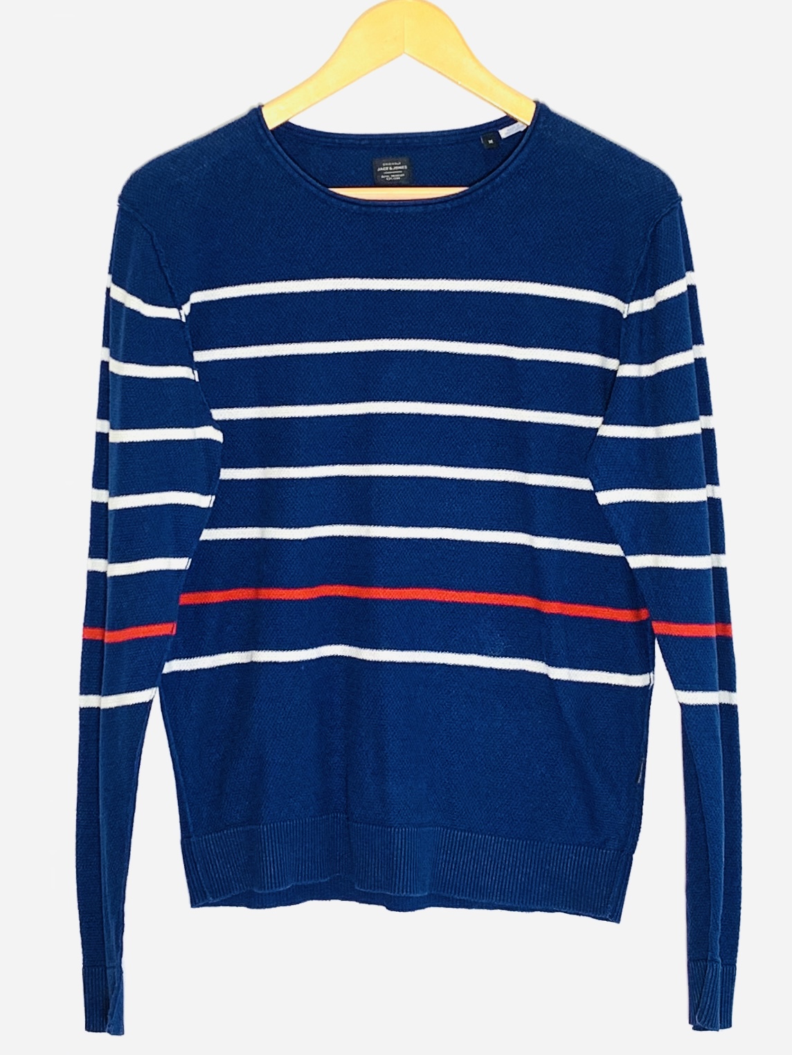 Jersey Jack & Jones azul a rayas
