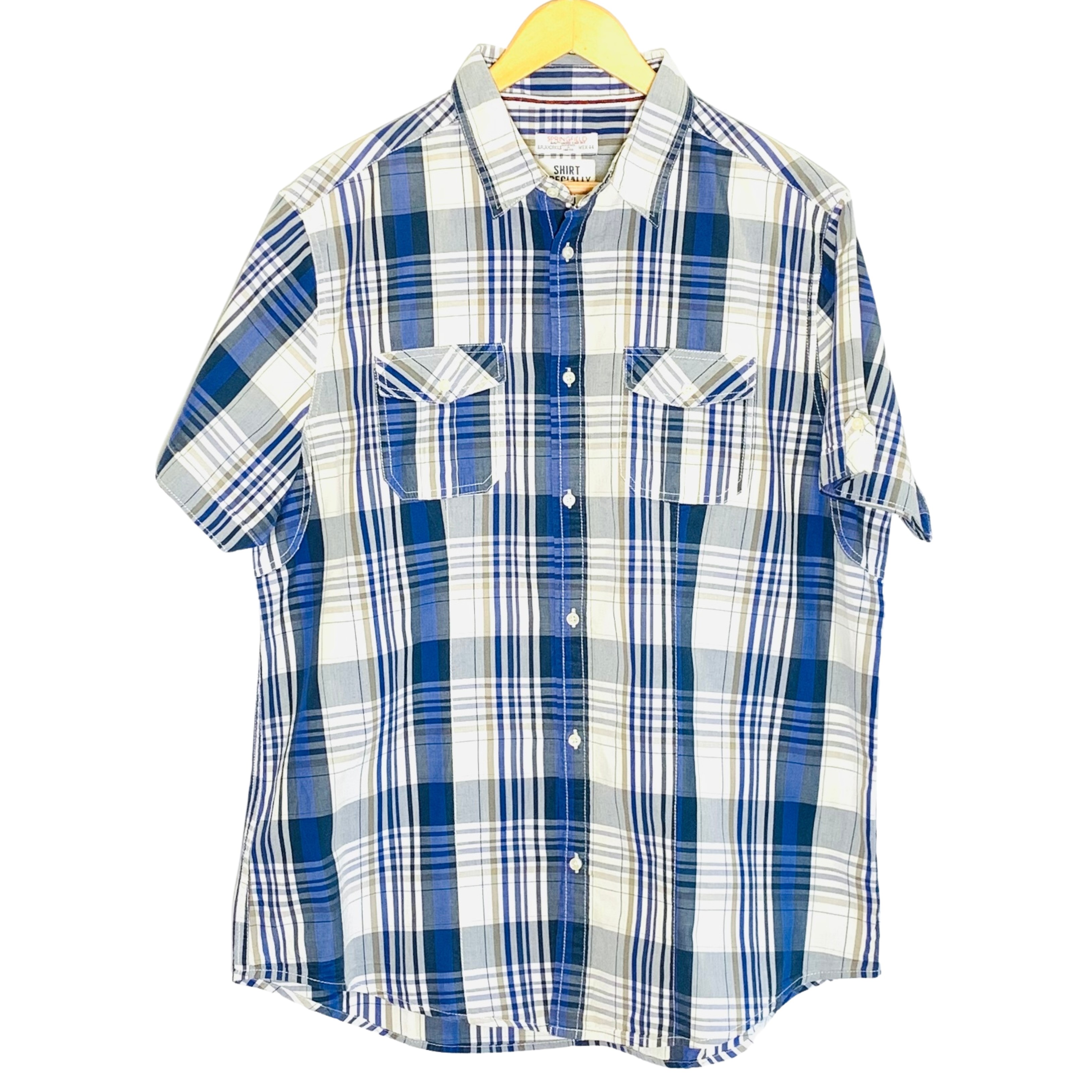 Camisa Springfield a quadres blaus