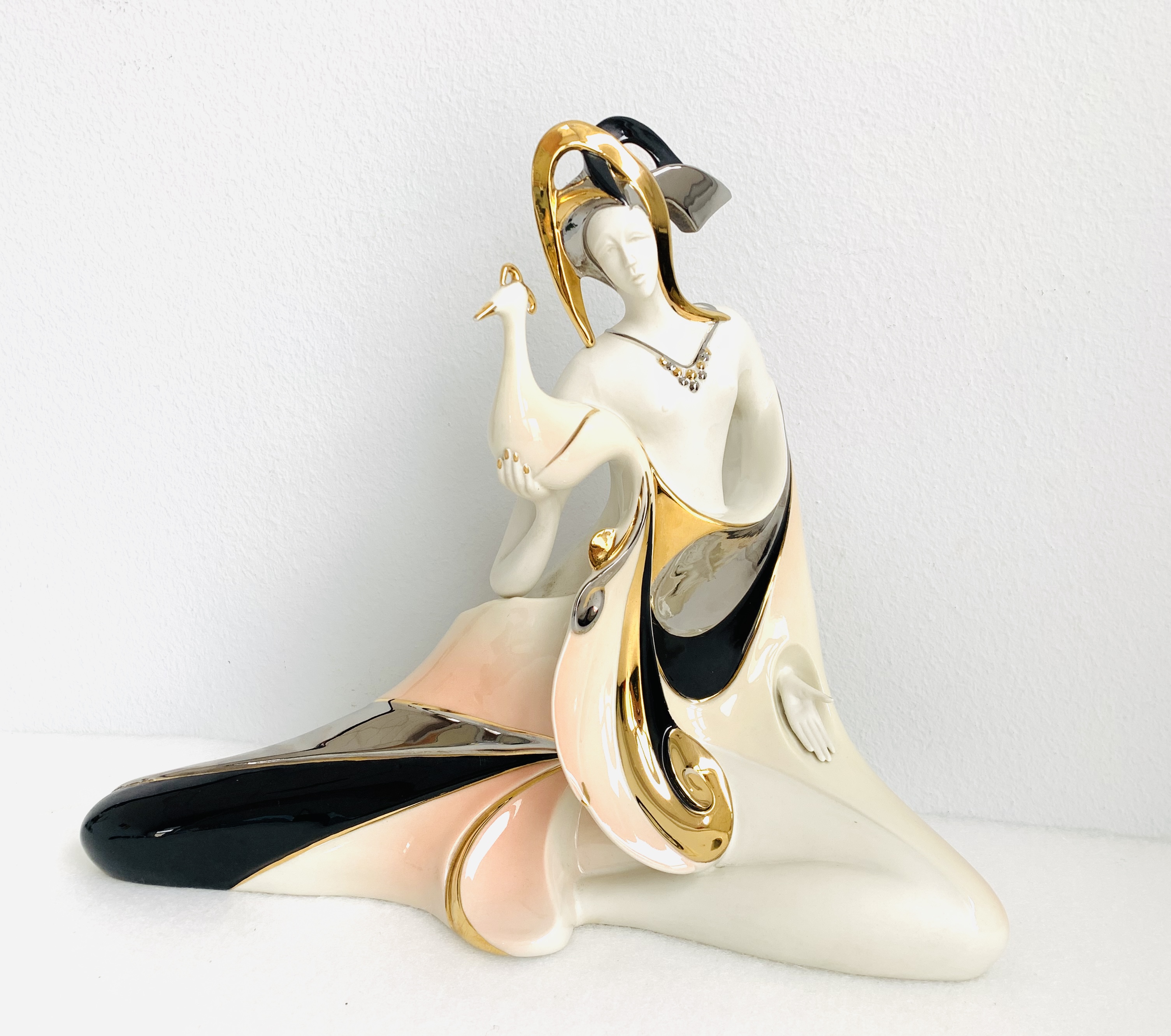 Figura Porcellana Galos, dona