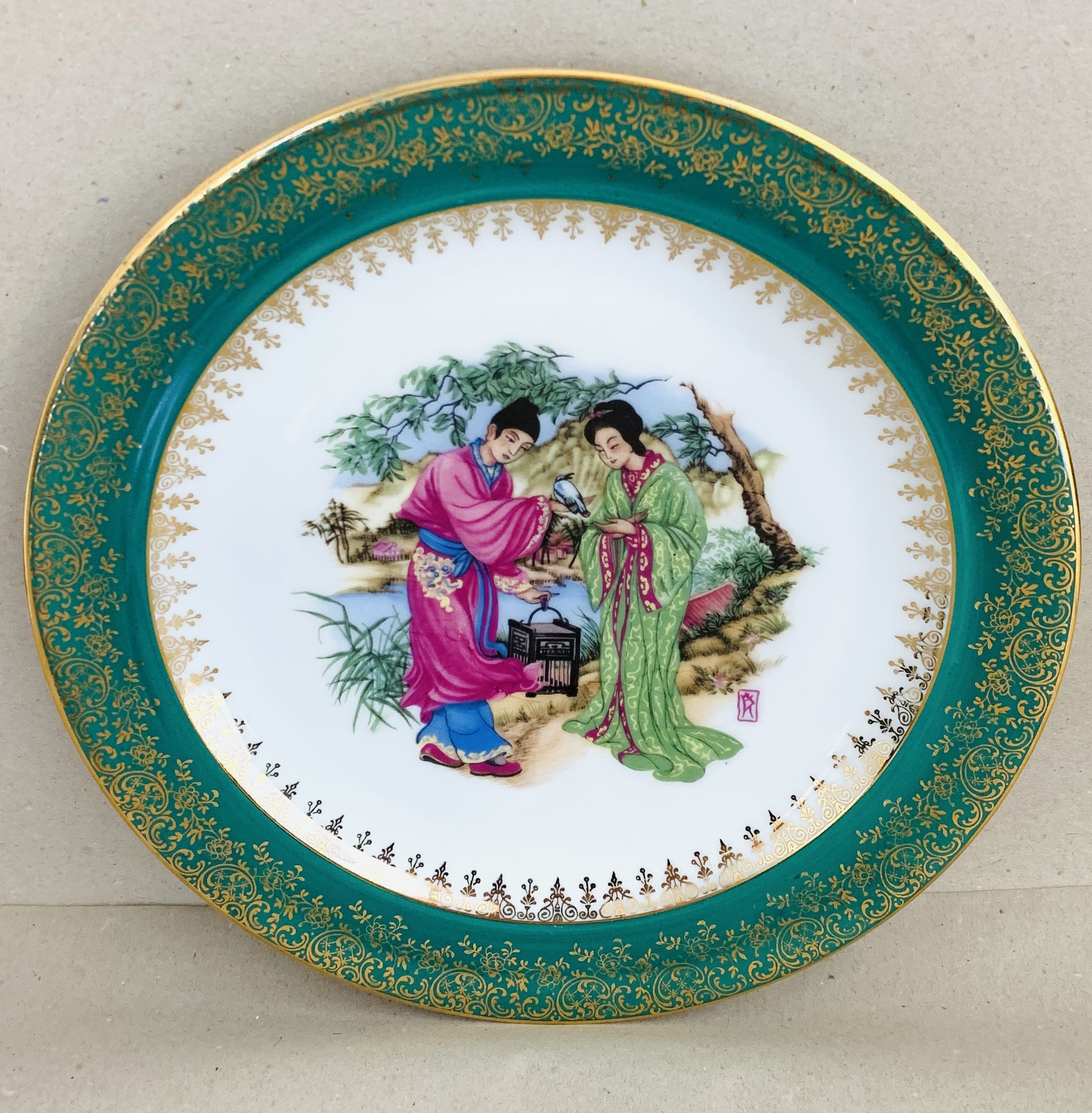 Plat decoratiu. Limoges