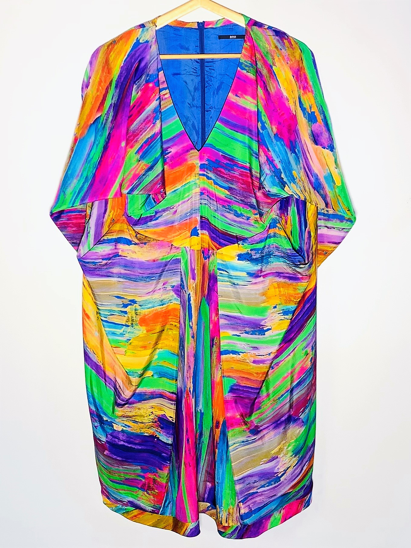 Vestido Hugo Boss, multicolor