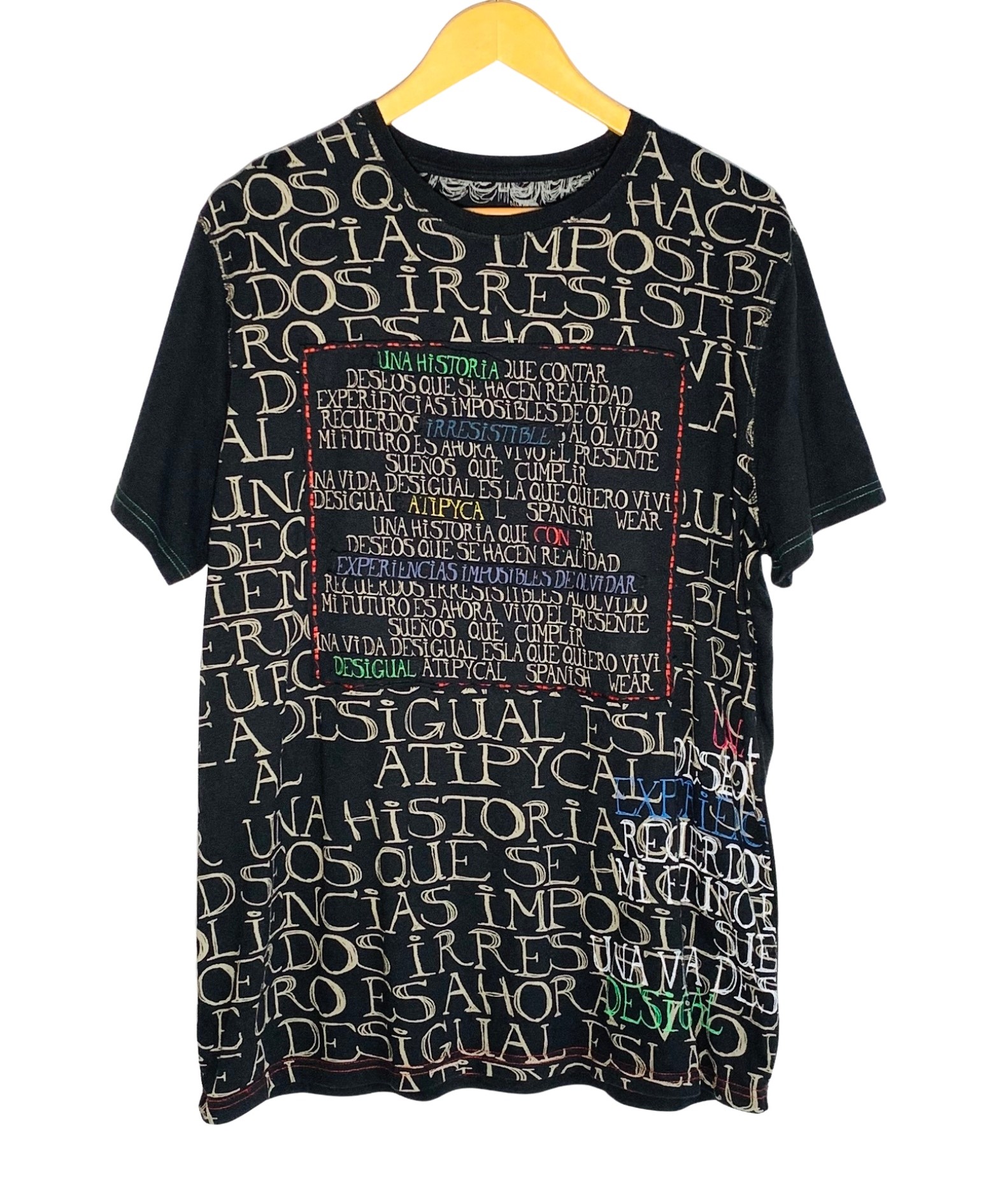 Samarreta Desigual, màniga curta negra