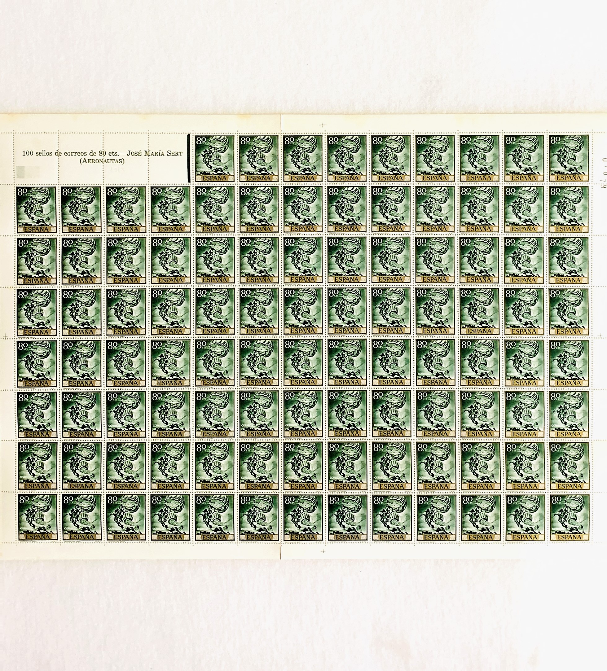 Sellos. José María Sert. Aeronautas