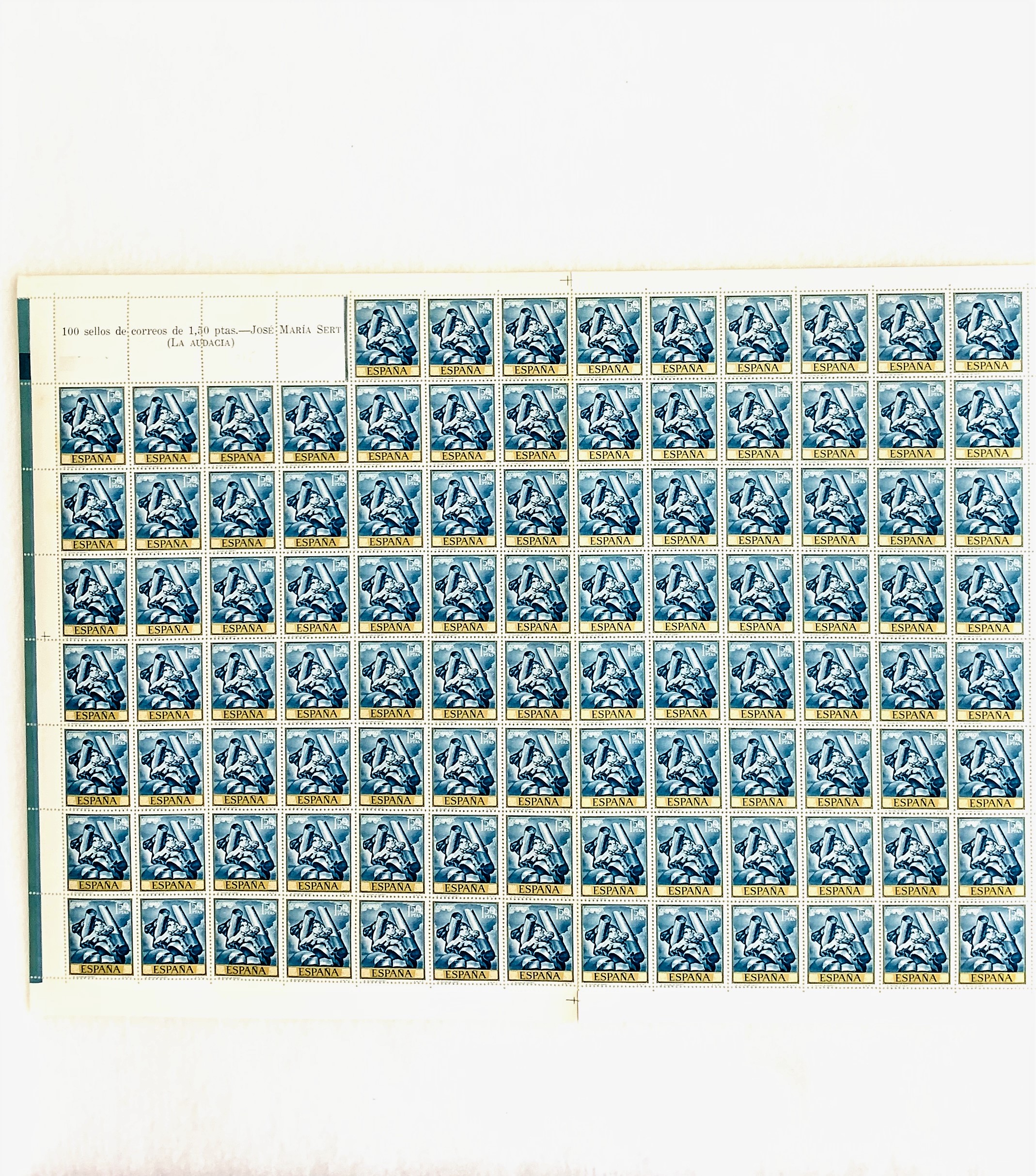 Sellos.  José María Sert. La Audacia