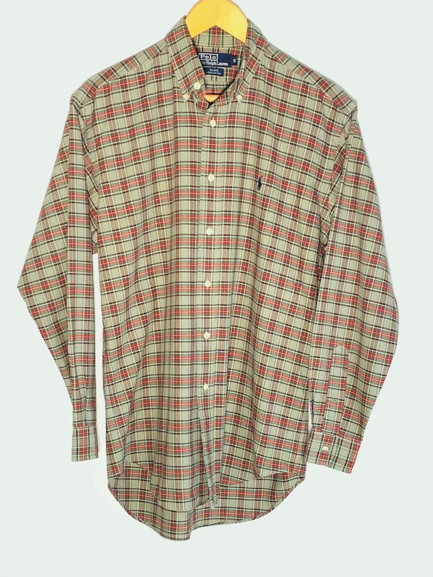Camisa Ralph Lauren, verd clar de quadres