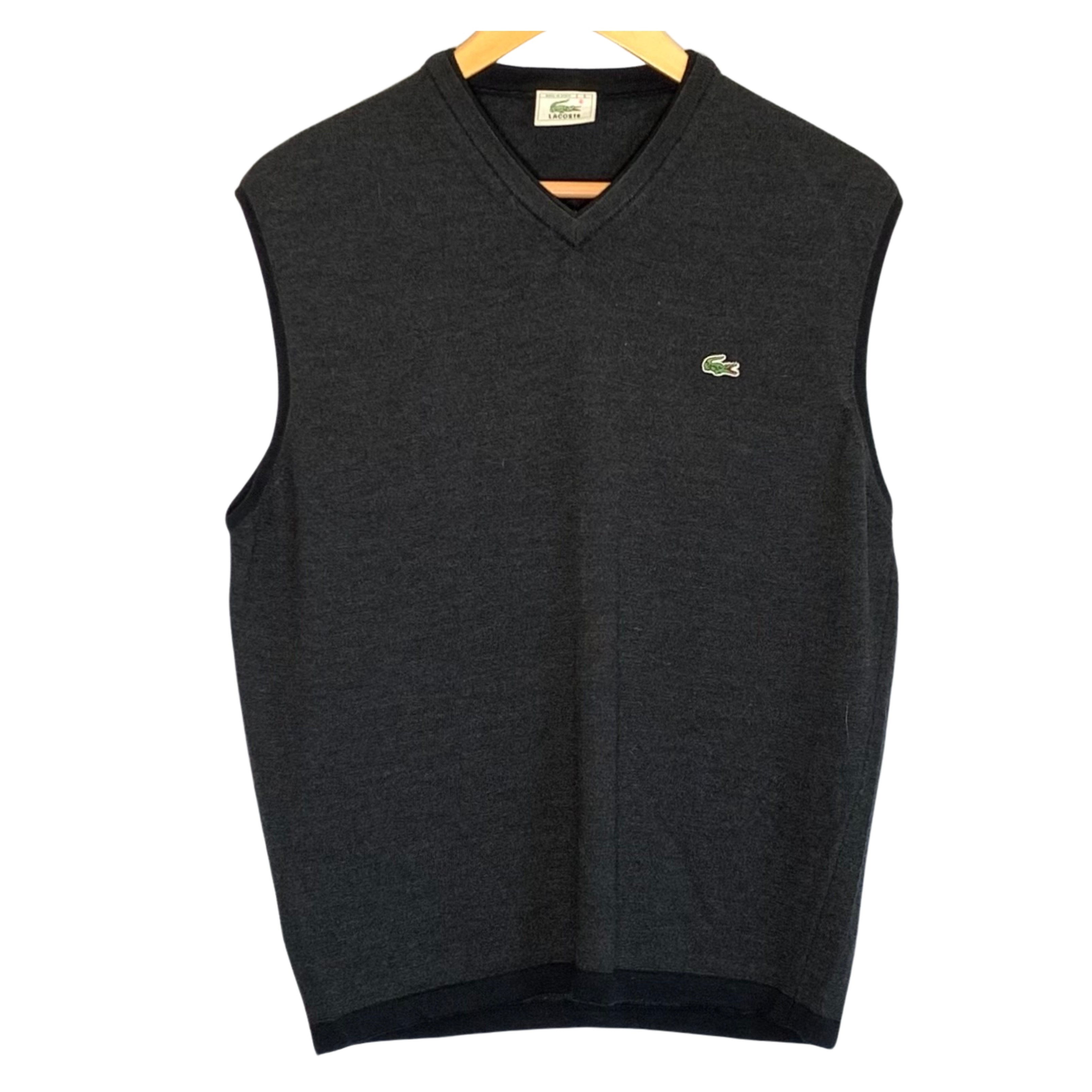 Chaleco Lacoste de punto, gris