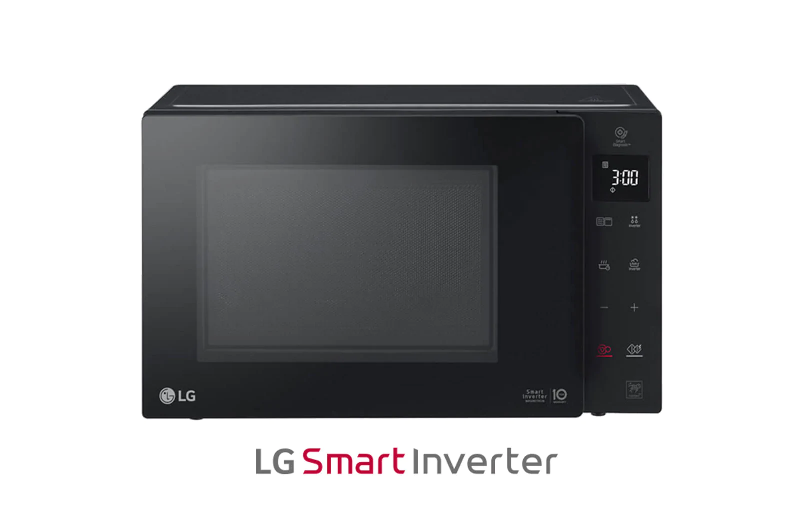 Microondas LG MH6535GIB | Negro | Microondas + Grill: 1450 W | Smart Inverter | Inicio diferido|●