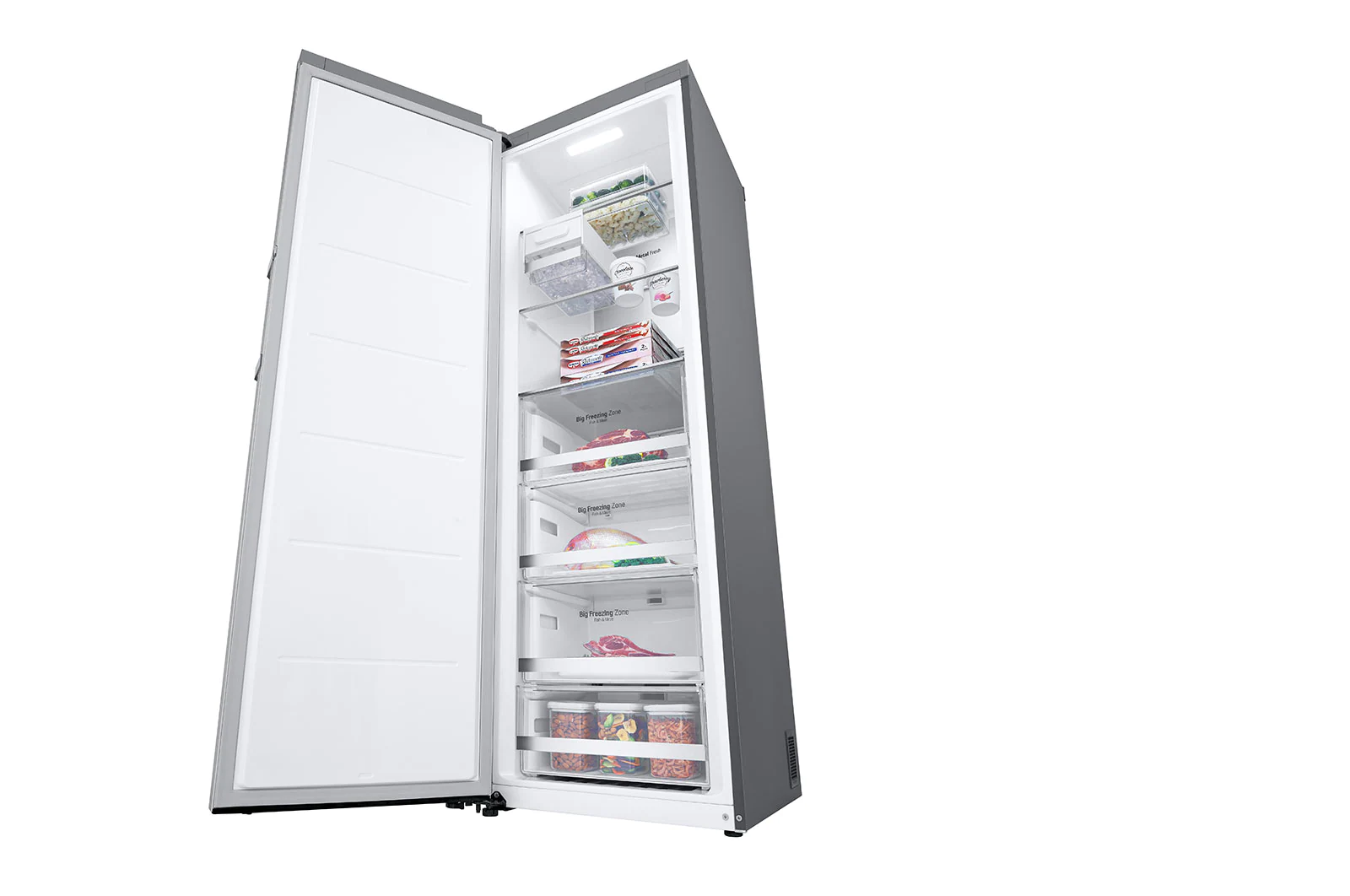 Congelador libre instalación LG GFM61MBCSF de 324L | Total No Frost | Smart Diagnosis™ con Wi-Fi | Clase energética D |● - 10