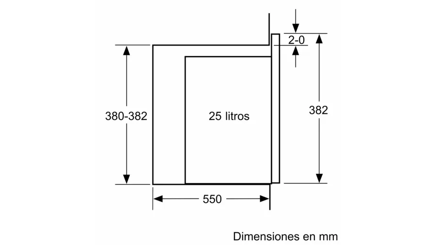 Microondas integrable Balay 3CG5175N2 - Al Cuadrado Electrodomésticos