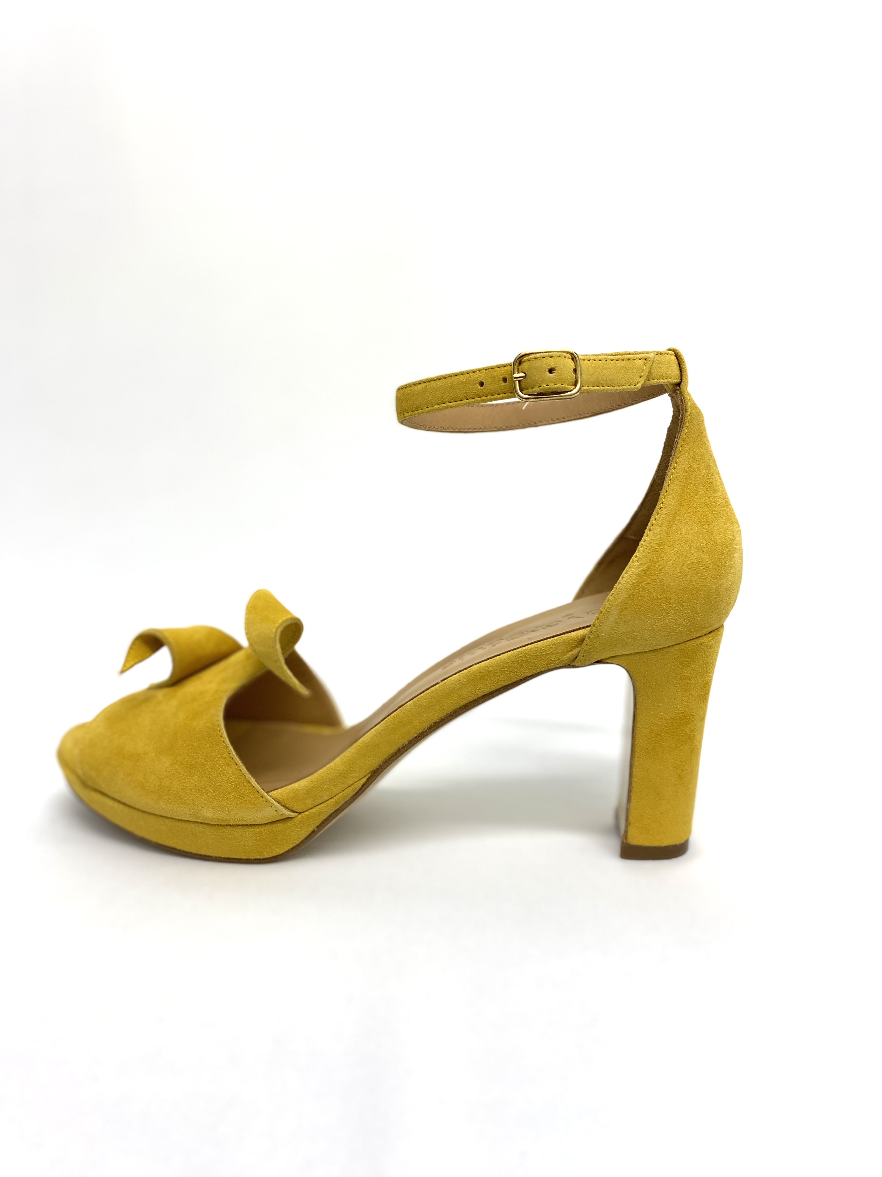 Sandalias con tacón mango. - 4