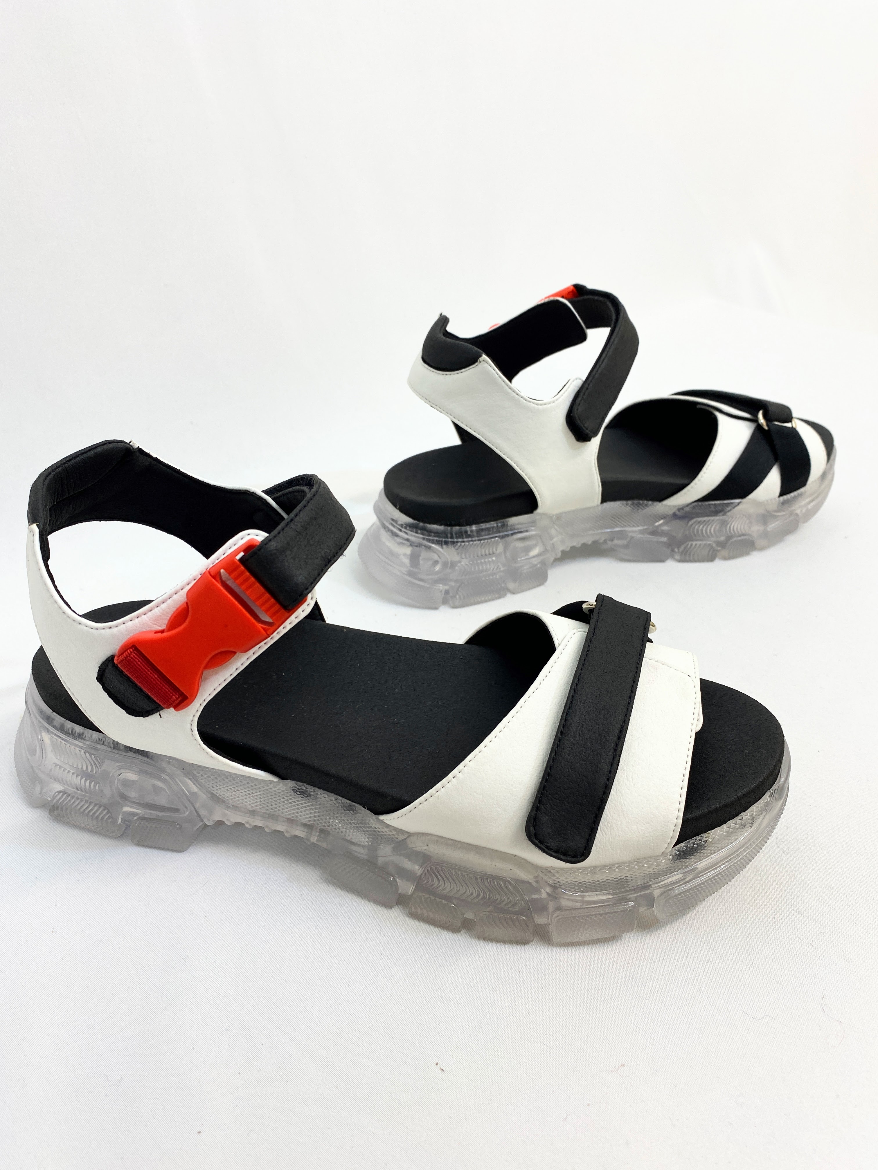 Sandalias con plataforma blancas- Filo - 2