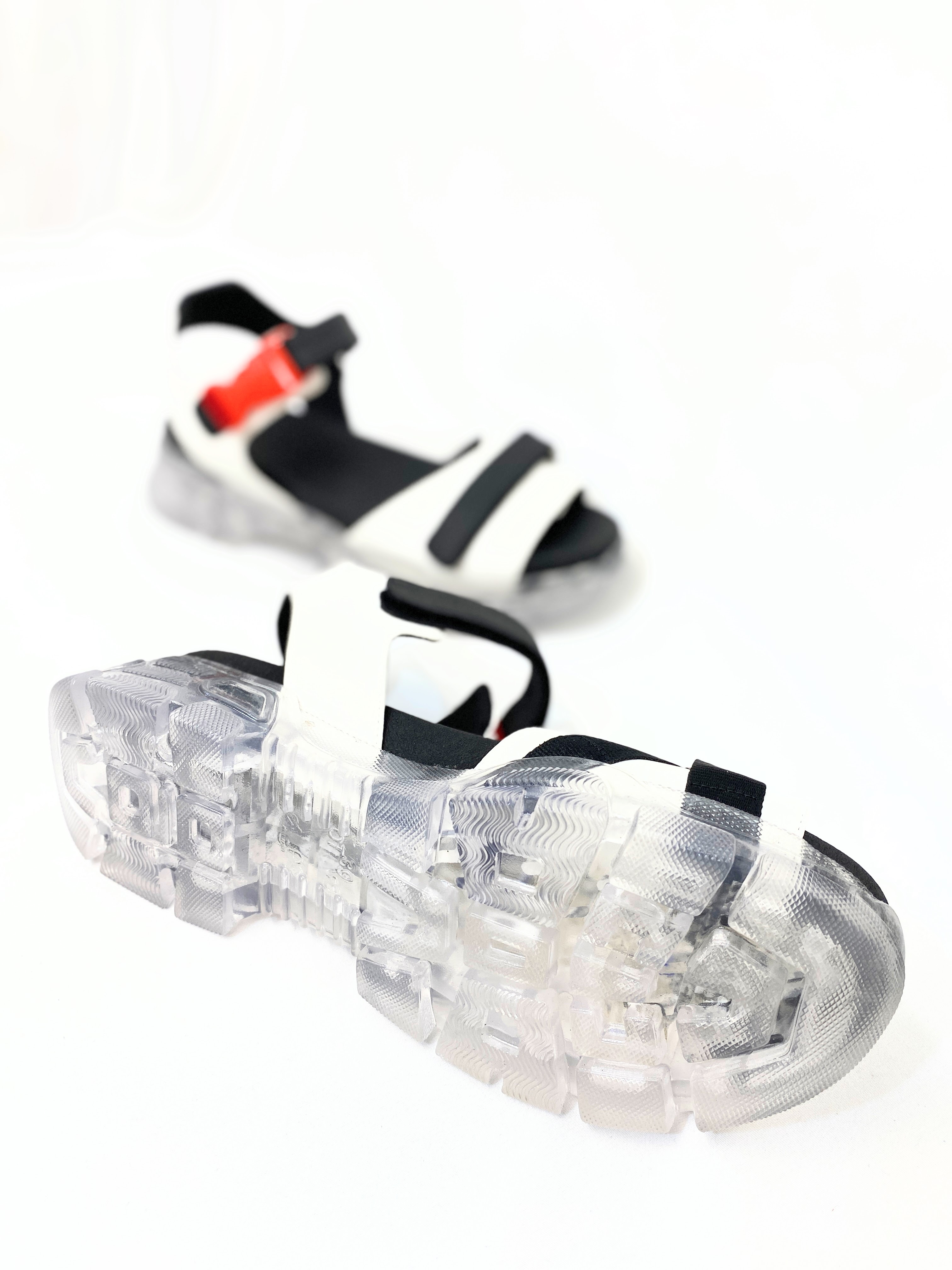 Sandalias con plataforma blancas- Filo - 8