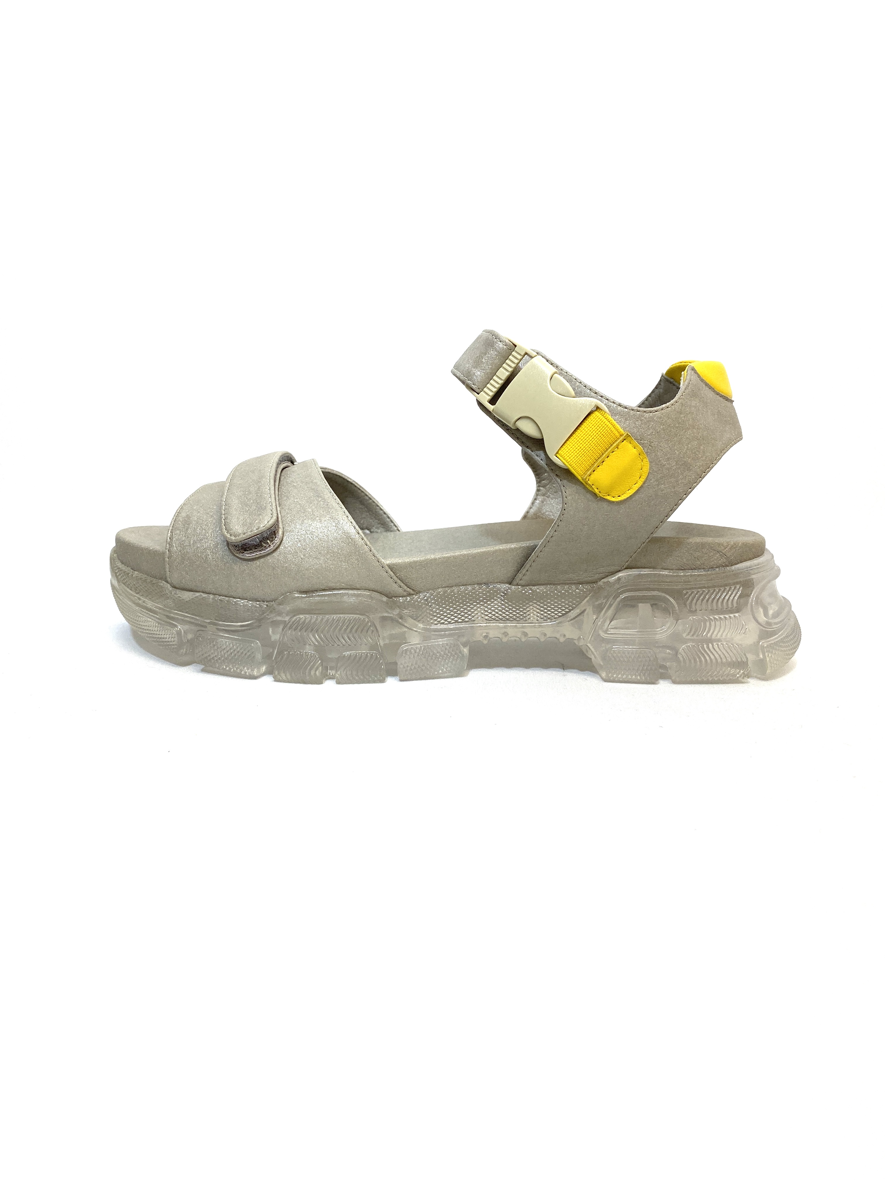 Sandalias con plataforma plateadas - Filo - 1