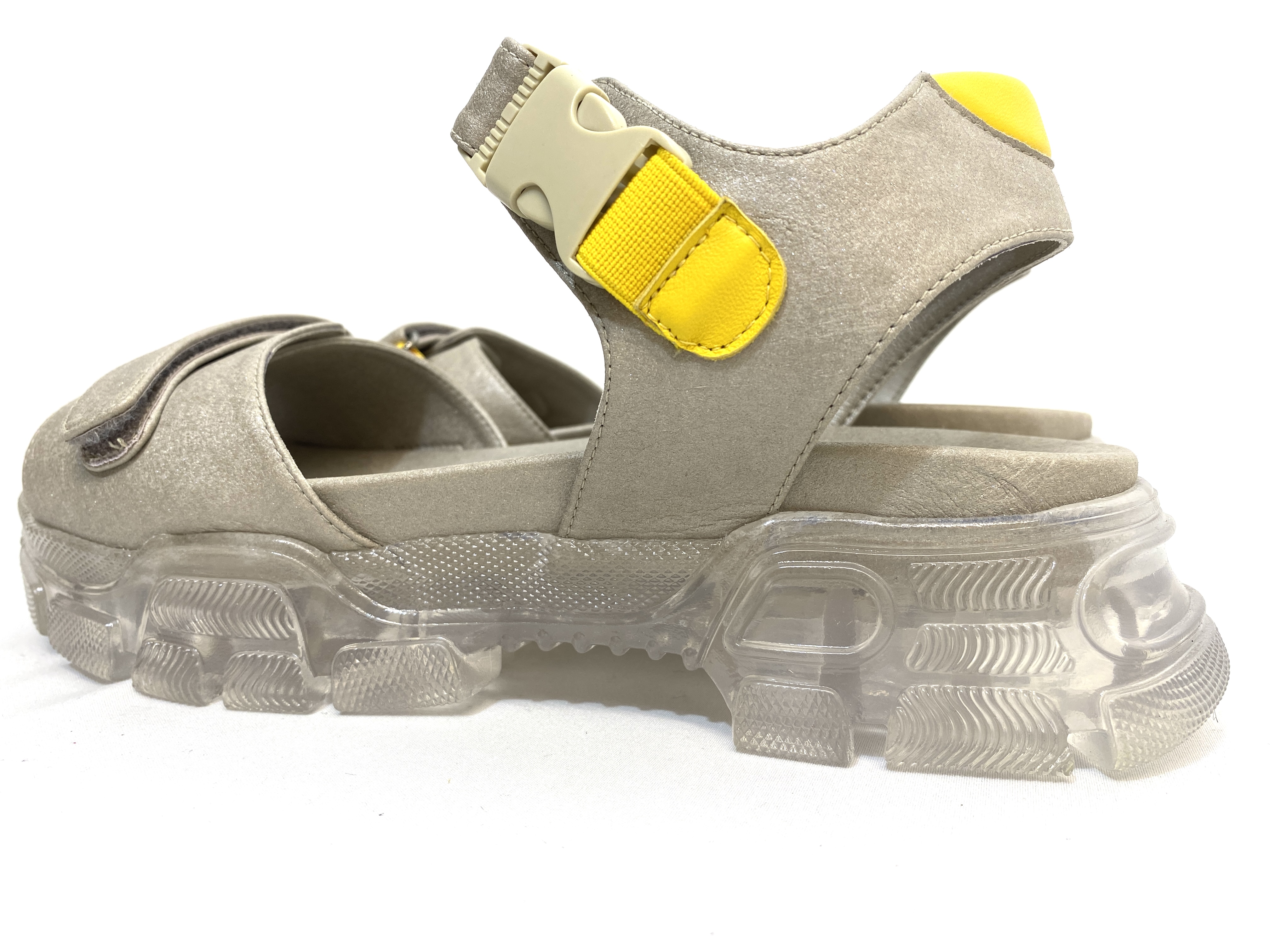 Sandalias con plataforma plateadas - Filo - 4