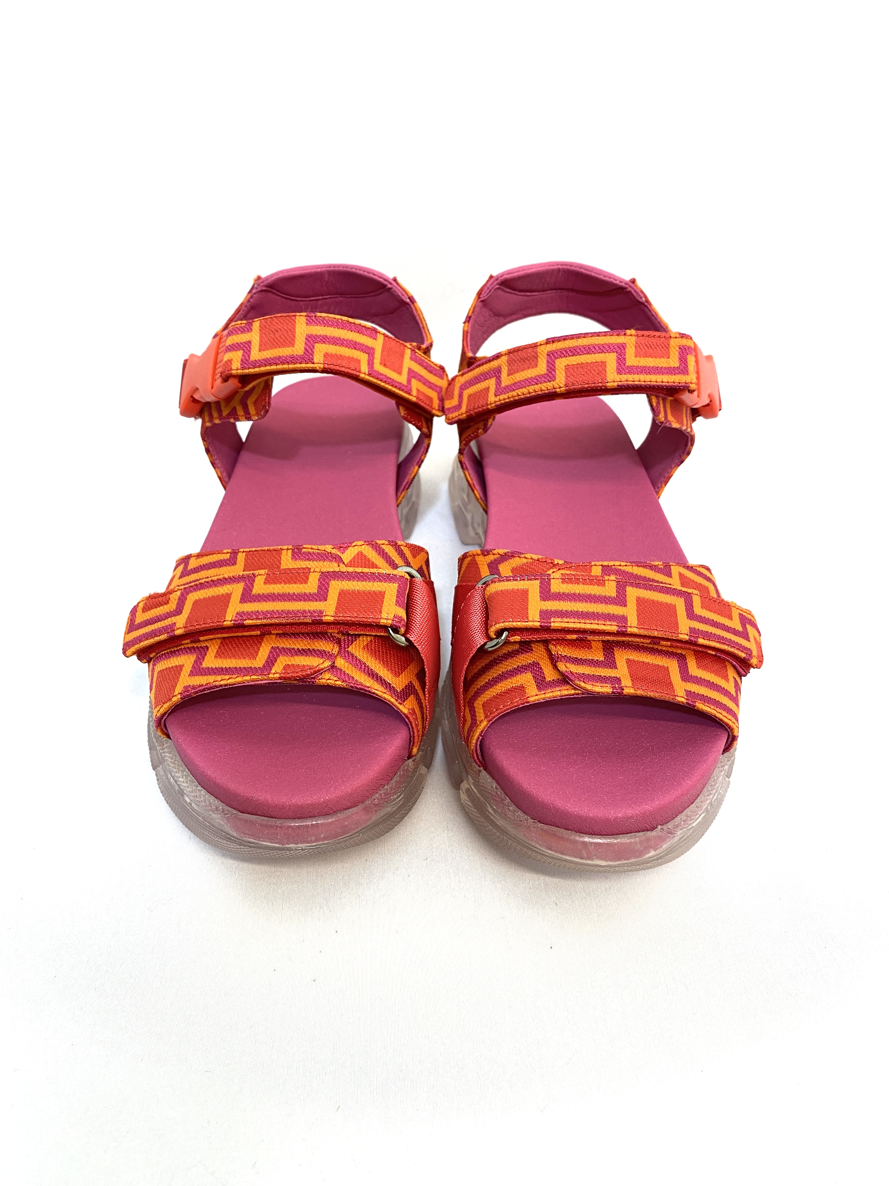 Sandalias con plataforma rojo-naranja - Filo - 2