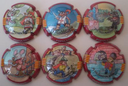 CHATIN JUEGO 6 PLACAS V. 15042 A 15047