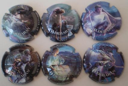 ALDEBARAN JUEGO 6 PLACAS V. 10181 A 10186