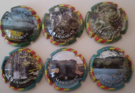 ALDEBARAN JUEGO 6 PLACAS V. 11130-626-126-127-128-628
