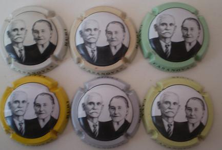 ARIS CASANOVAS JUEGO 6 PLACAS V. 8254 A 8259