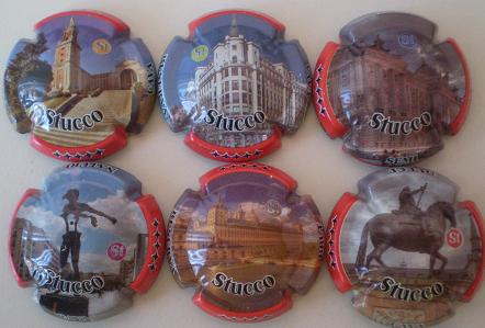 STUCCO JUEGO 6 PLACAS V. 16026 A 16031