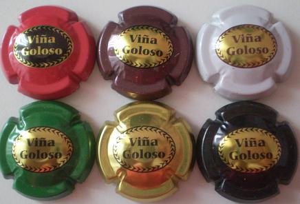 VIÑA GOLOSO JUEGO 6 PLACAS V. A210 A A215