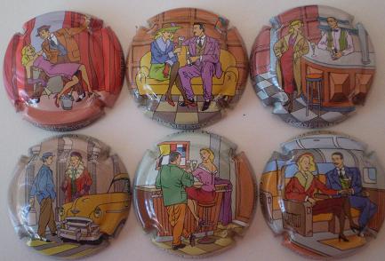 ROSA Mª TORRES JUEGO 6 PLACAS V. 10153 A 10158