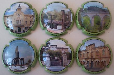 MON PAIS JUEGO 6 PLACAS V. 10050 A 10055