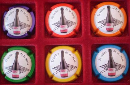 EL CELLER DE LA BRASA JUEGO 6 PLACAS V. 14462 A 14467 (BRUT NATURE)