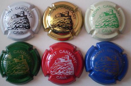 MONT CARMANY JUEGO 6 PLACAS V. 2063 A 2068
