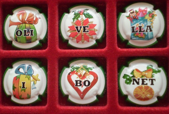 OLIVELLA I BONET JUEGO 6 PLACAS V. 20607 A 20612