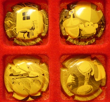 CALDERE JUEGO 4 PLACAS V. 19709 A 19712