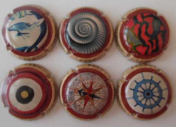 JUST PRESENTS JUEGO 6 PLACAS X. 76923 A 76928