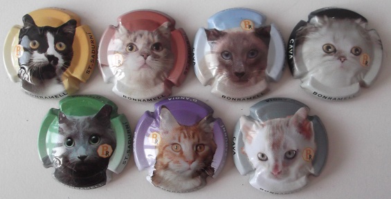 BONRAMELL JUEGO 7 PLACAS V. 10663 A 10669