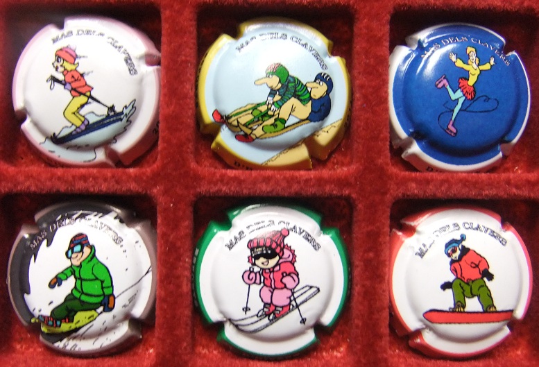 MAS DELS CLAVERS JUEGO 6 PLACAS V. 21818 A 21823