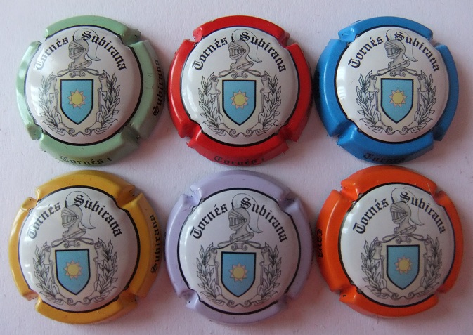 TORNES I SUBIRANA JUEGO 6 PLACAS V. 13316 A 13321