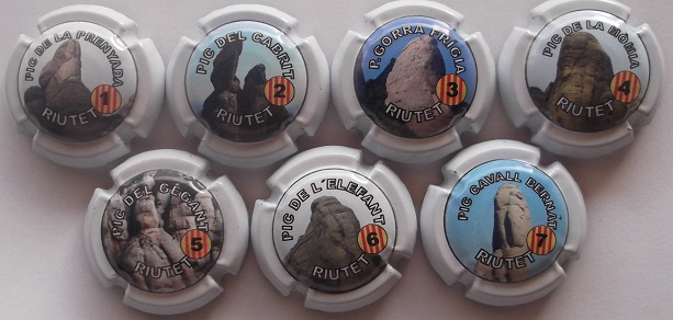 RIUTET JUEGO 7 PLACAS V. 23981 A 23987