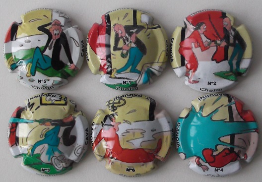 CHATIN JUEGO 6 PLACAS V. 20245 A 20250