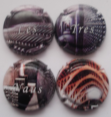 LES TRES NAUS JUEGO 4 PLACAS V. 18620-1-2-3