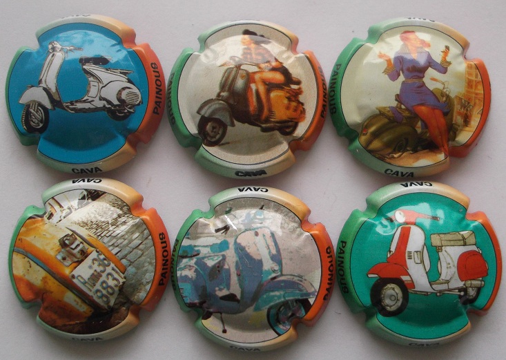 PAINOUS JUEGO 6 PLACAS V. 24305 A 24310