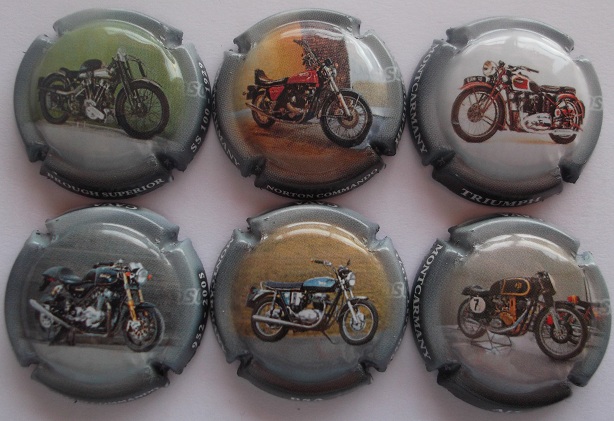 MONT CARMANY JUEGO 6 PLACAS V. 25391 A 25396 (CLASICAS BRITANICAS)