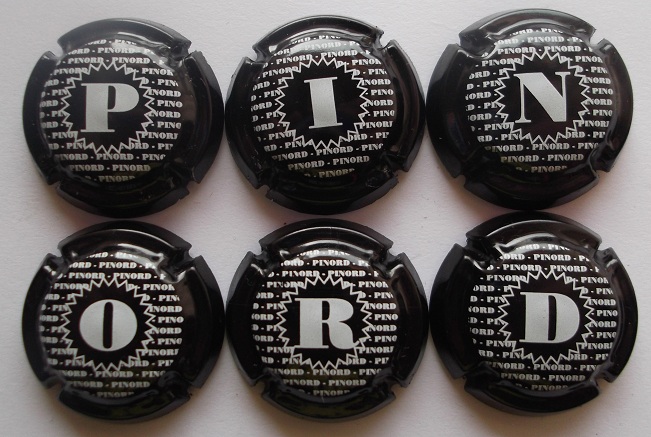 PINORD JUEGO 6 PLACAS V. 13120 A 13125