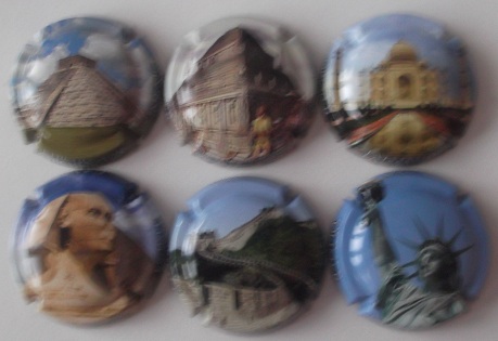 OLIMER JUEGO 6 PLACAS V. 25983 A 25988