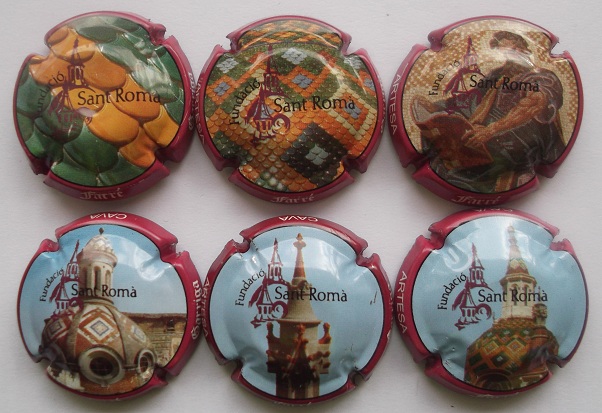 FARRE-GARRIGA JUEGO 6 PLACAS X. 12139-40-12412-62-14660-62