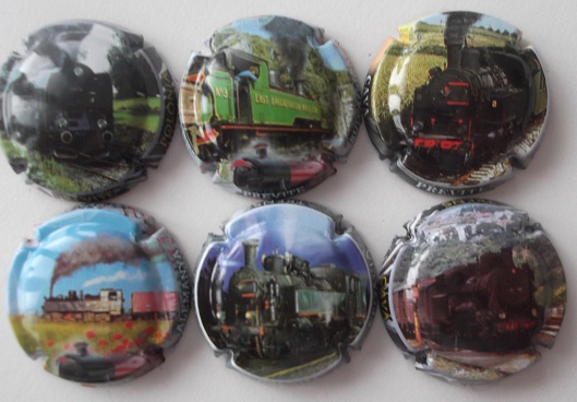 PREVITE JUEGO 6 PLACAS V. 25691 A 25696 (TRENES)