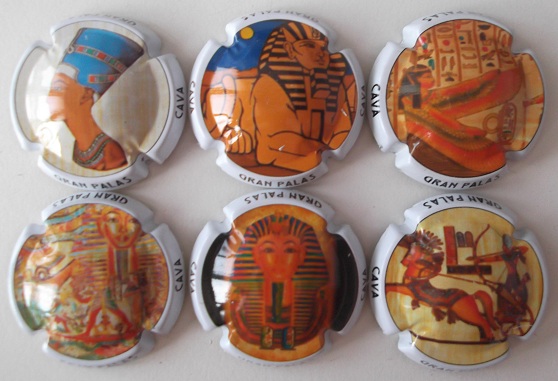 GRAN PALAS JUEGO 6 PLACAS V. 25910 A 25915 (EGIPTO)