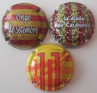 LEMBEY JUEGO 3 PLACAS V. 26499-500-501 (DIADA CATALUNYA)