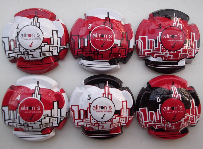 ALIRON'S JUEGO 6 PLACAS V. 11632 A 11637
