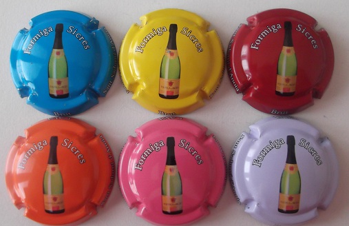 FORMIGA & SICRES JUEGO 6 PLACAS V. 21502 A 21507 (BRUT)