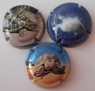 LEMBEY JUEGO 3 PLACAS V. 27841-2-3 (TORTUGAS)