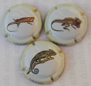 LEMBEY JUEGO 3 PLACAS V. 27254-5-6 (REPTILES)
